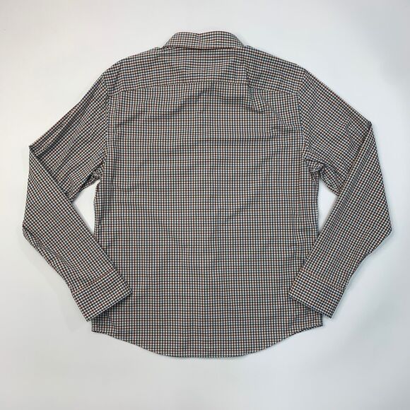 Untuckit Mirassou Dress Shirt Mens M Medium Button Up Multi Gingham Checkered - Picture 7 of 11